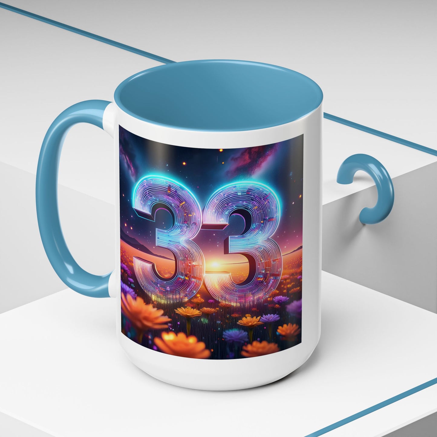 "33" - Modern Accent Mug [11oz or 15oz]