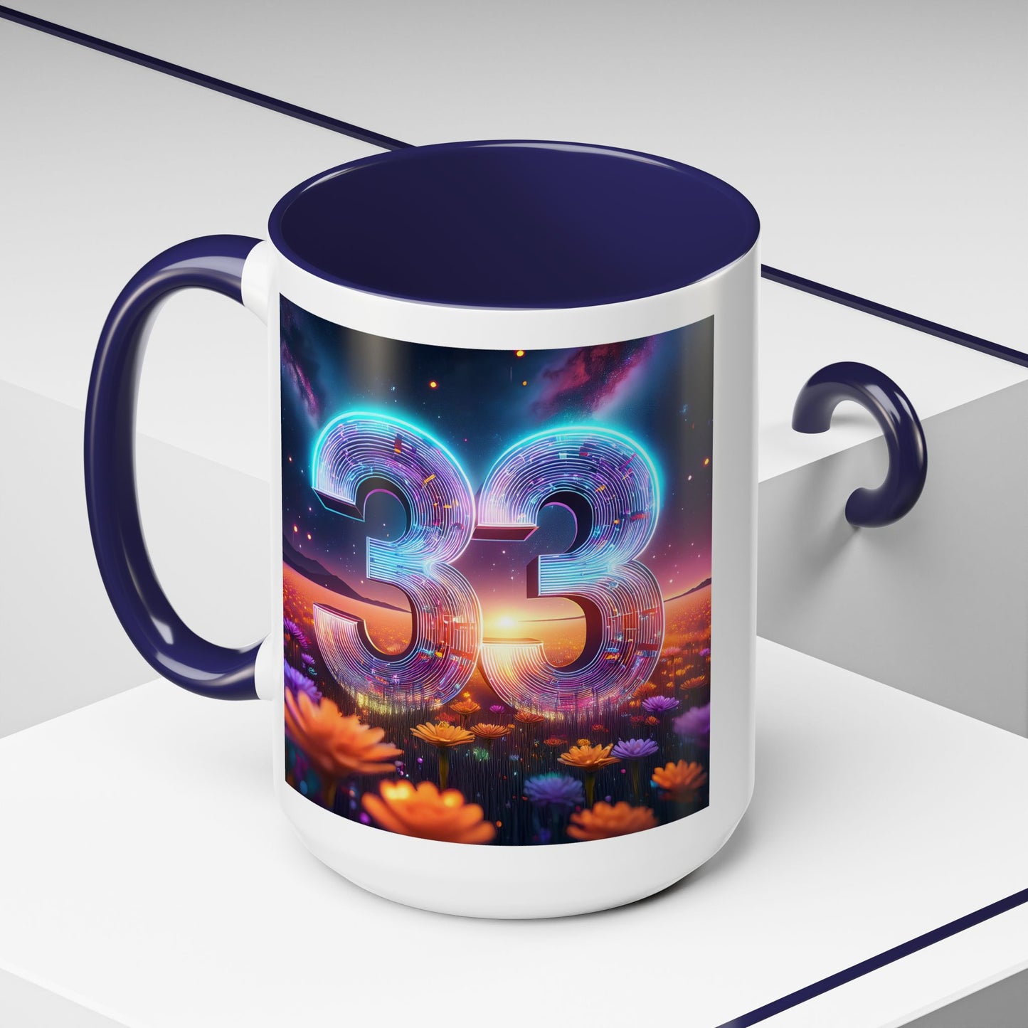 "33" - Modern Accent Mug [11oz or 15oz]