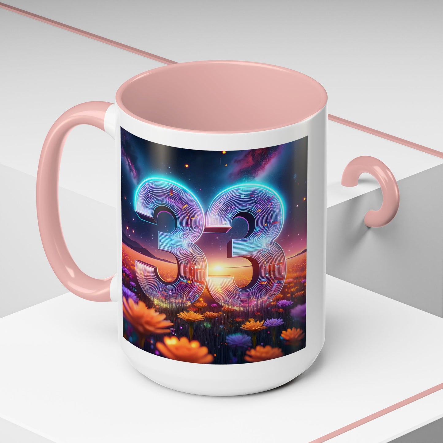 "33" - Modern Accent Mug [11oz or 15oz]