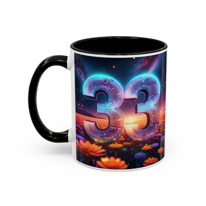 "33" - Modern Accent Mug [11oz or 15oz]
