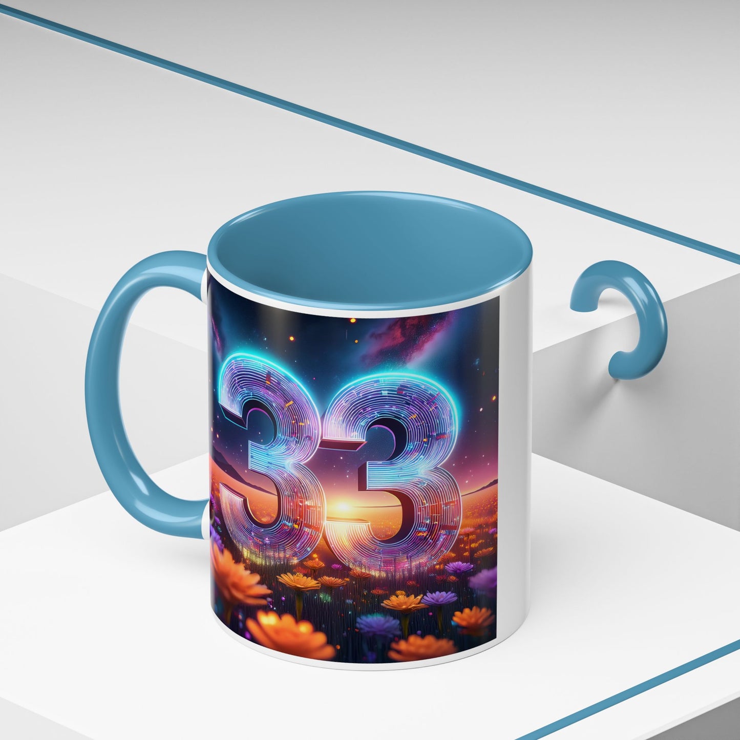 "33" - Modern Accent Mug [11oz or 15oz]