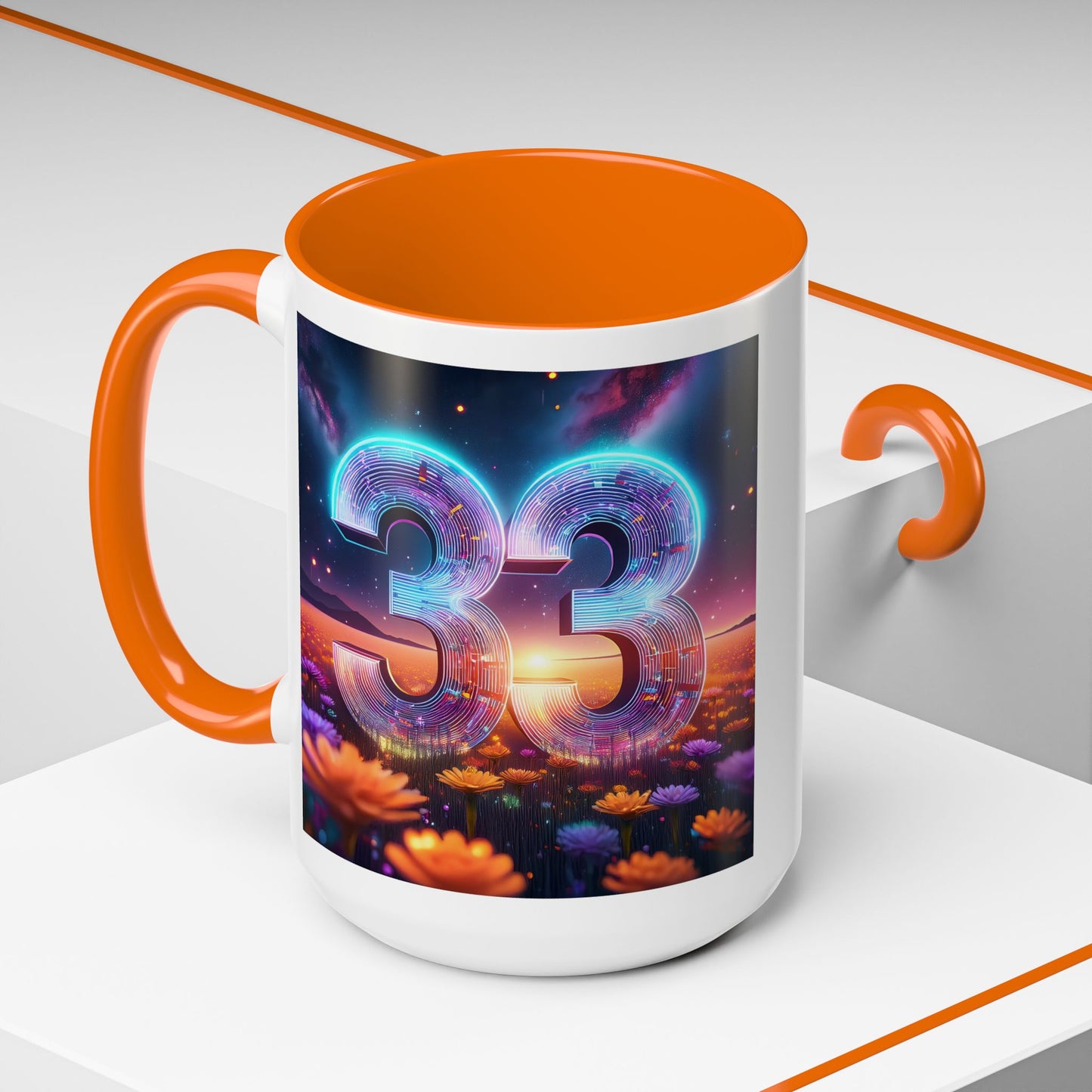 "33" - Modern Accent Mug [11oz or 15oz]